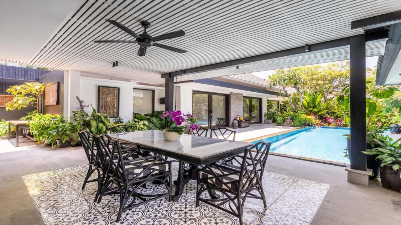 Kejora 12 Beachfront 3 Bedroom Luxe Villa サヌール エクステリア 写真